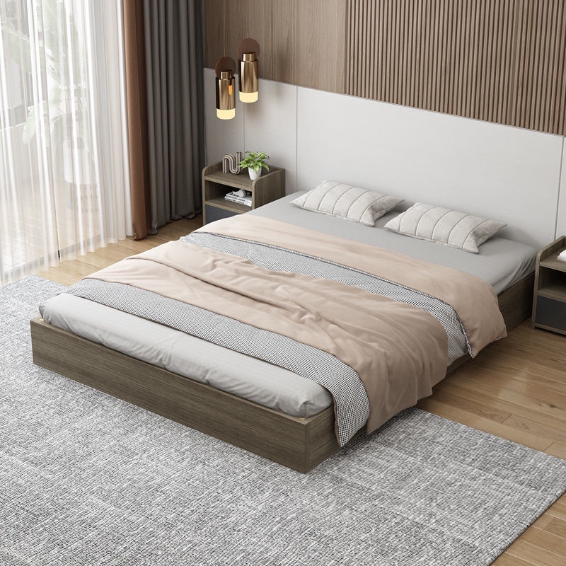 {SG Sales}HDB Tatami Bed Frame Solid Wood Bed Double Bed Platform Bed Tatami Storage Bed Frame