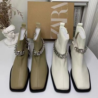 White on sale booties zara