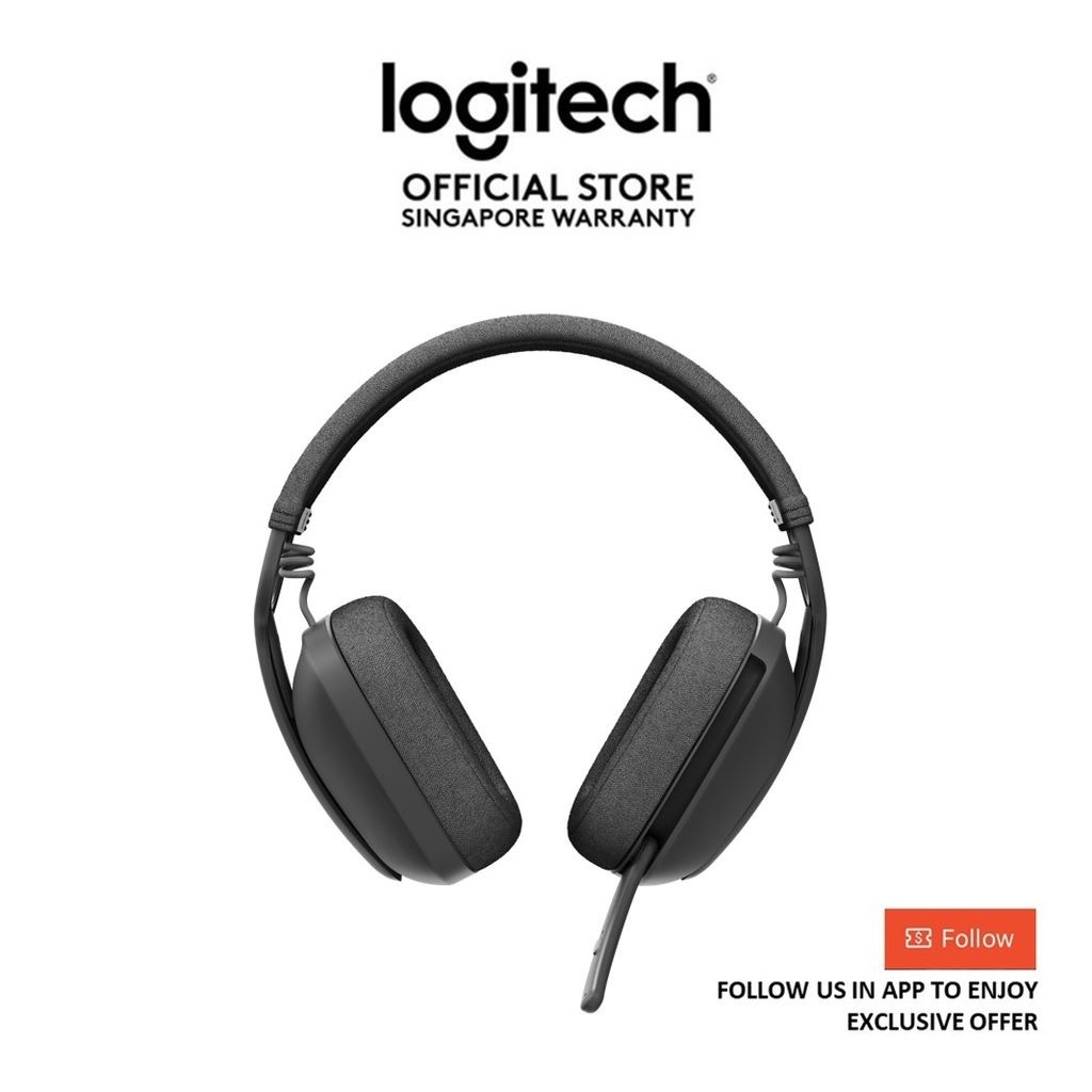 Logitech Zone Vibe 100 Wireless Bluetooth Headset 40mm Driver up to 20 Hours Battery Life Controls on Headset Shopee Singapore