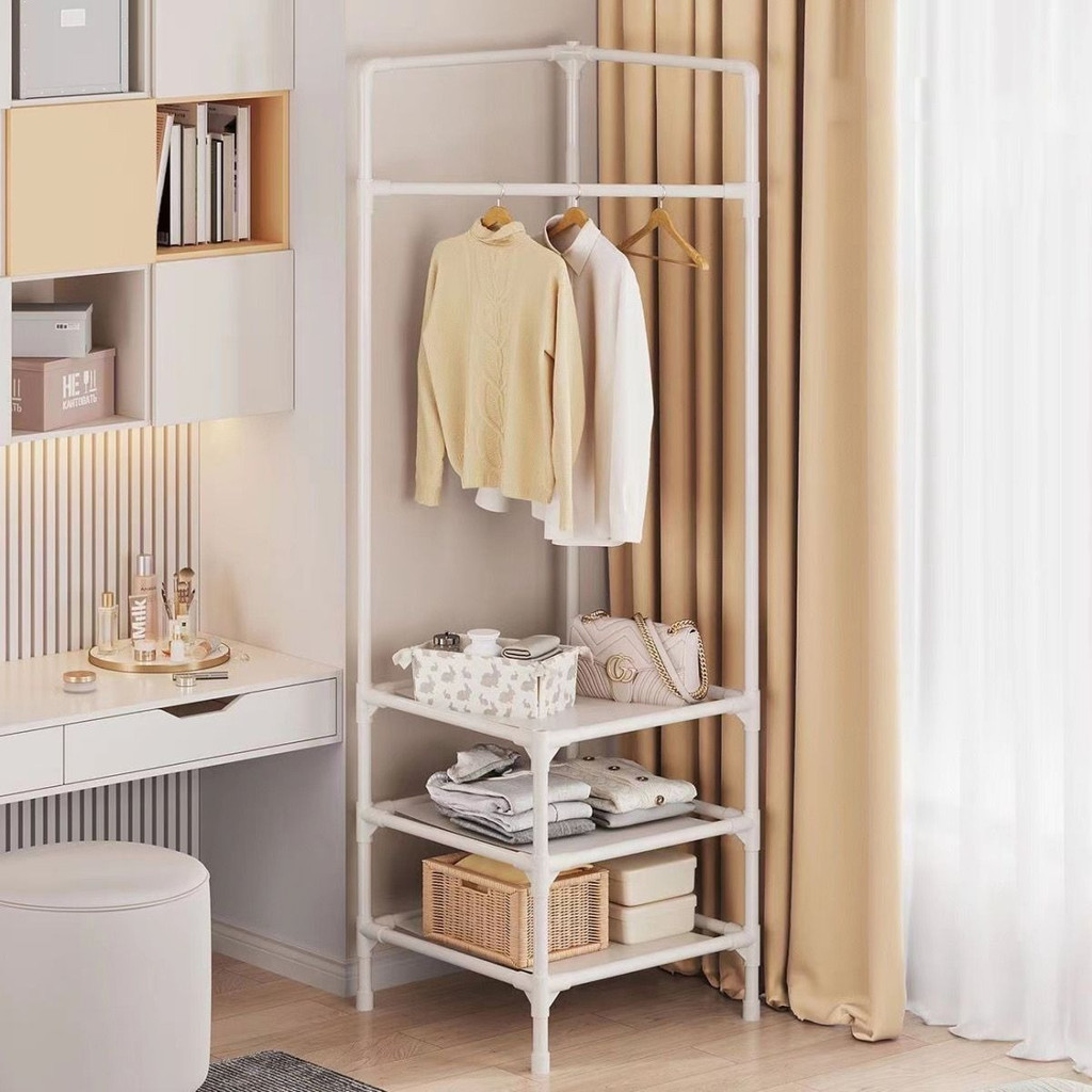 Modern Coat Rack Simple Household Floor-Standing Hanger Corner Metal ...