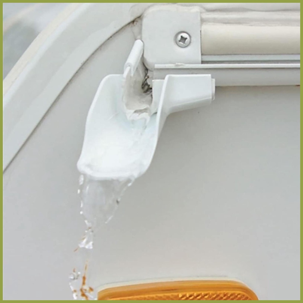 Camper Gutter Extensions 4pcs Mini Gutters For Gazebo RV Rain Gutter