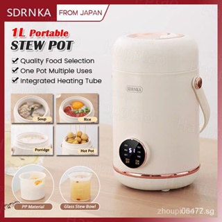 Smart 4 Ceramic Pot Electric Stew Pot Slow Cooker Soup Maker 3.2L