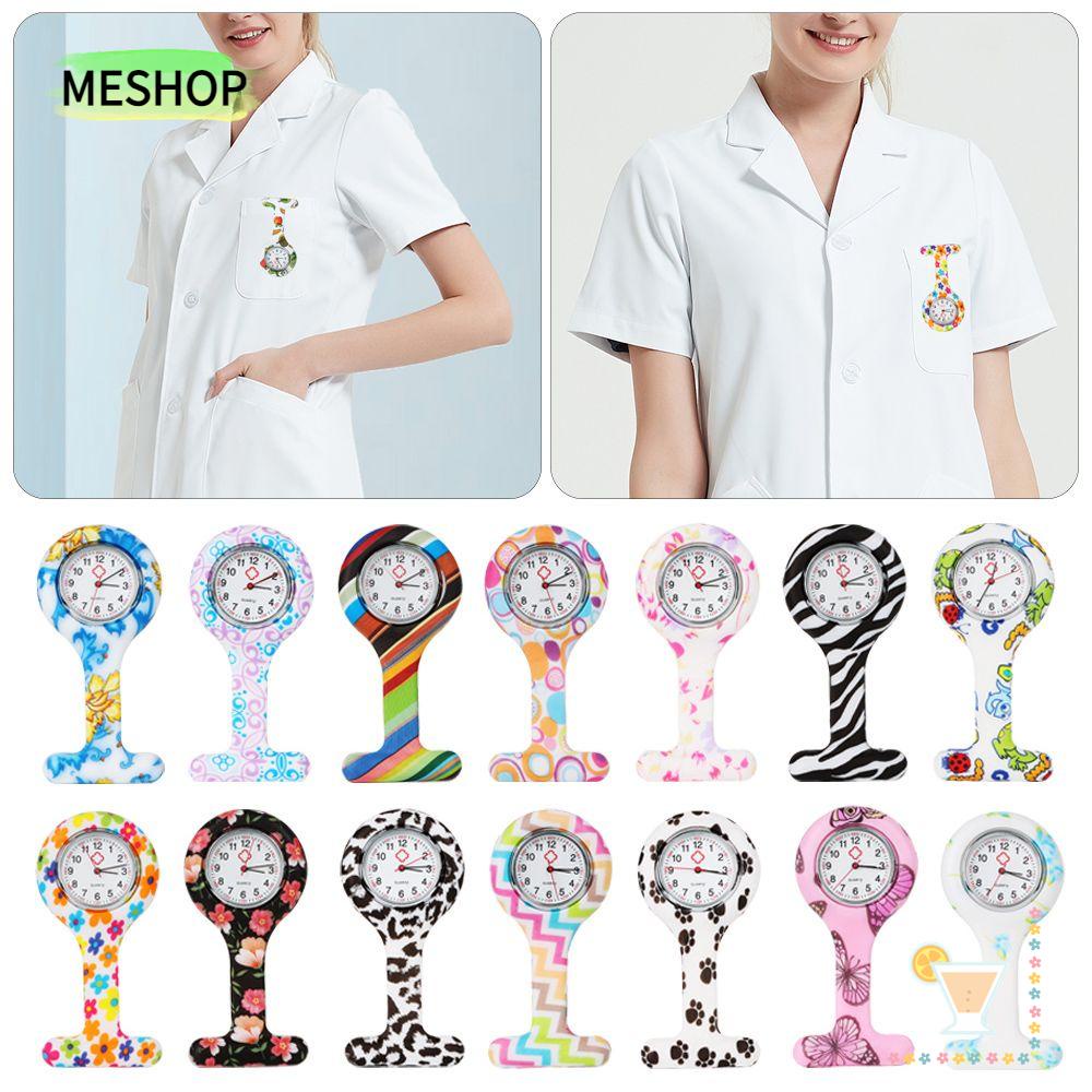ME Nurse Watch Doctor Multi Colors Lapel Watches with Second Hand Silicone Nursing Shopee