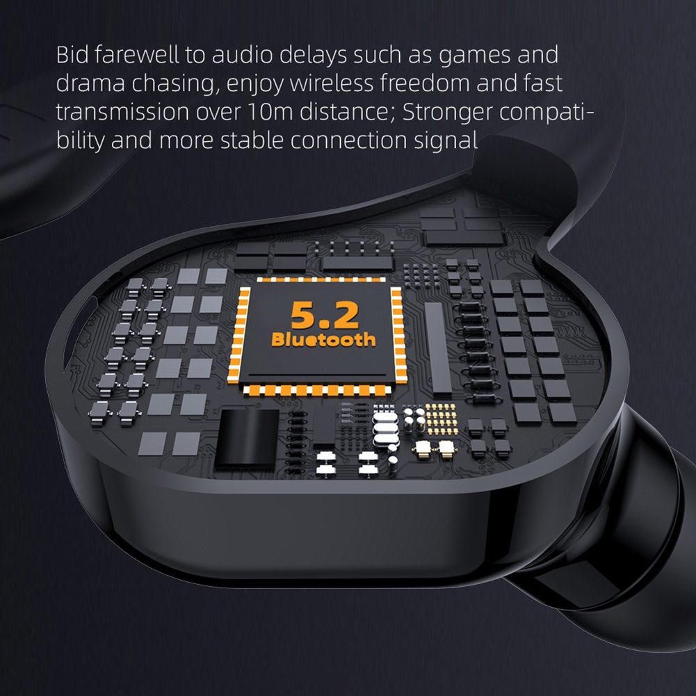 [MYHO]Waterproof Hanging Ear Headphones Bluetooth-compatible 5.2 ...