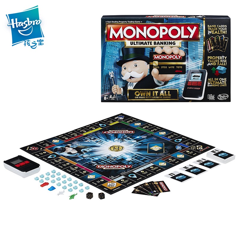 Children Monopoly Real Estate Tycoon Electronic Bank Upgraded Version 