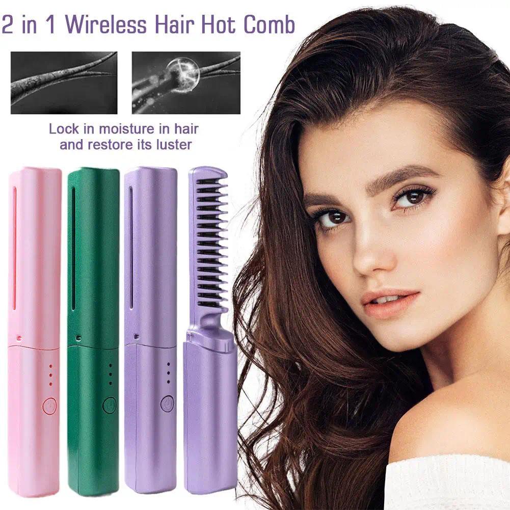 Portable wireless hotsell hair straightener