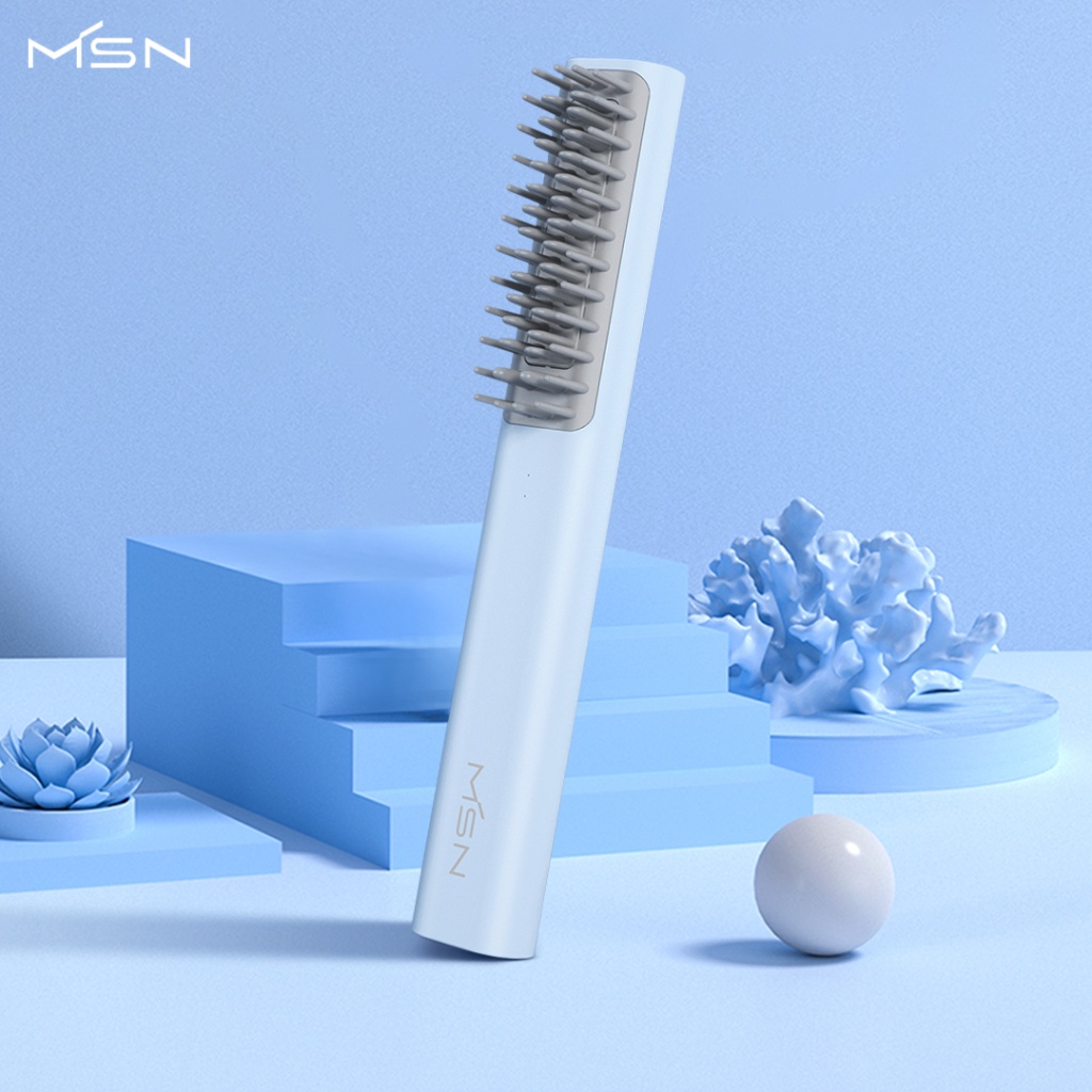 Electric straight 2025 hair comb