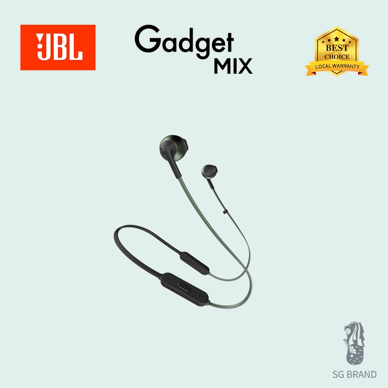 Jbl t205bt pure bass best sale bluetooth earphone