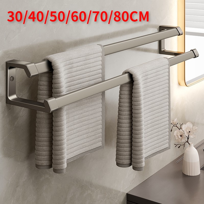 3080CM Bathroom Accessories Towel Holder Wall Mounted Tower Bar