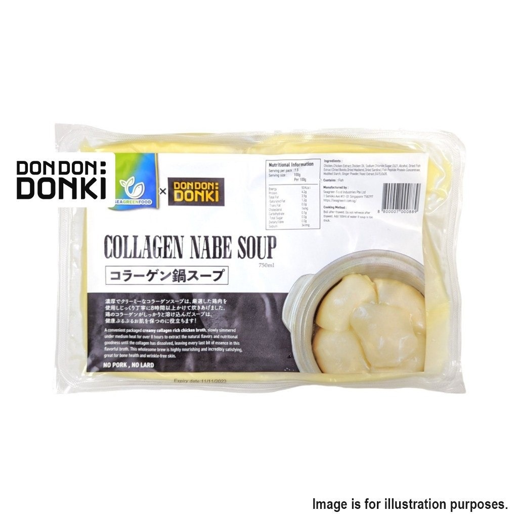 [DONKI]DONKI x SEAGREEN Frozen Collagen Nabe Soup 750ml Shopee Singapore