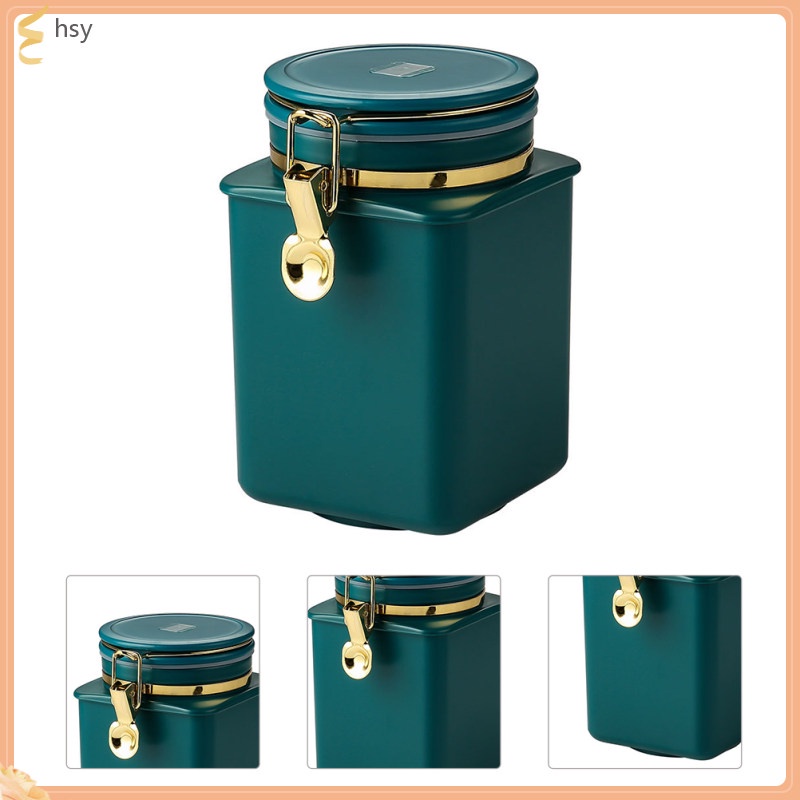 Coffee Bean Airtight Can Vacuum Seal Jars Container Ground Sealing