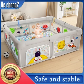 Playpen Baby Baby Kids Safety Playpen Fence Kids Play Yard Indoor Stainless  Steel Play House Playground Children 儿童游戏围栏