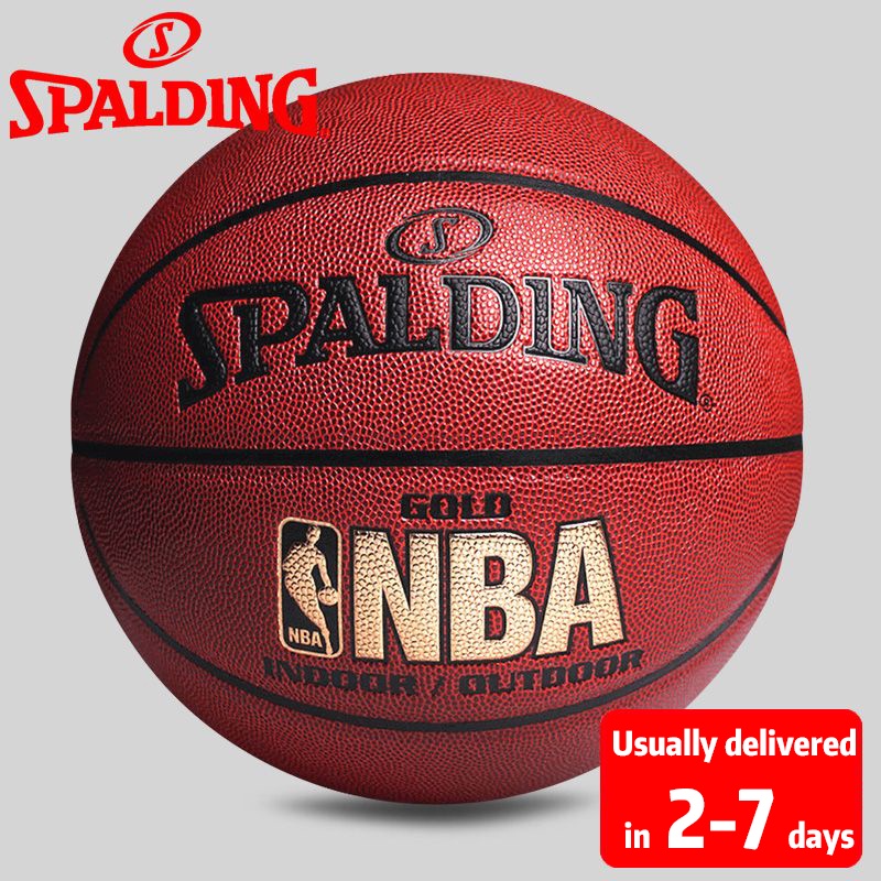 Leather Material Spalding Category 7 Basketball Official Basketball