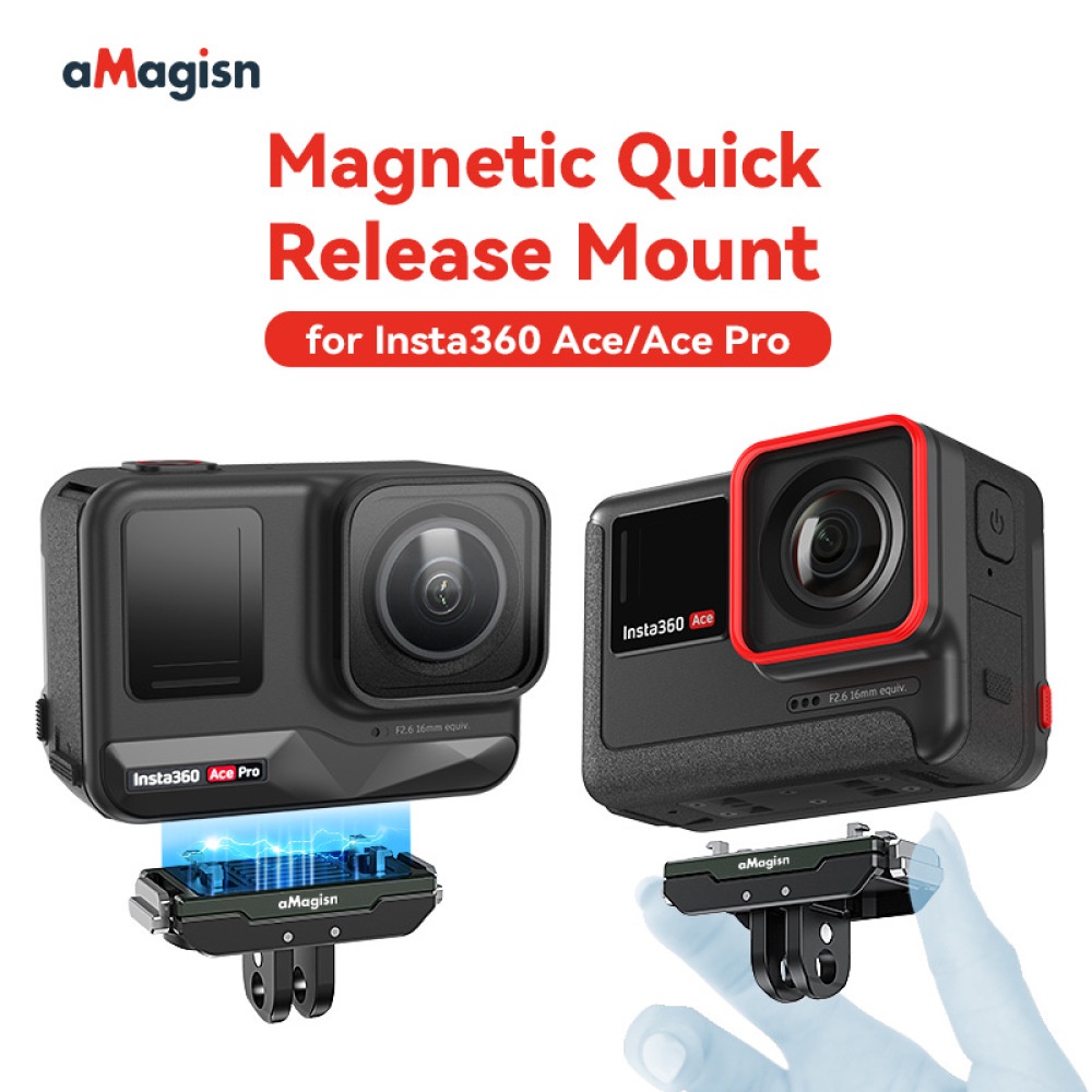 Compatible with Insta360 Ace Pro/Ace Metal Magnetic Quick Release