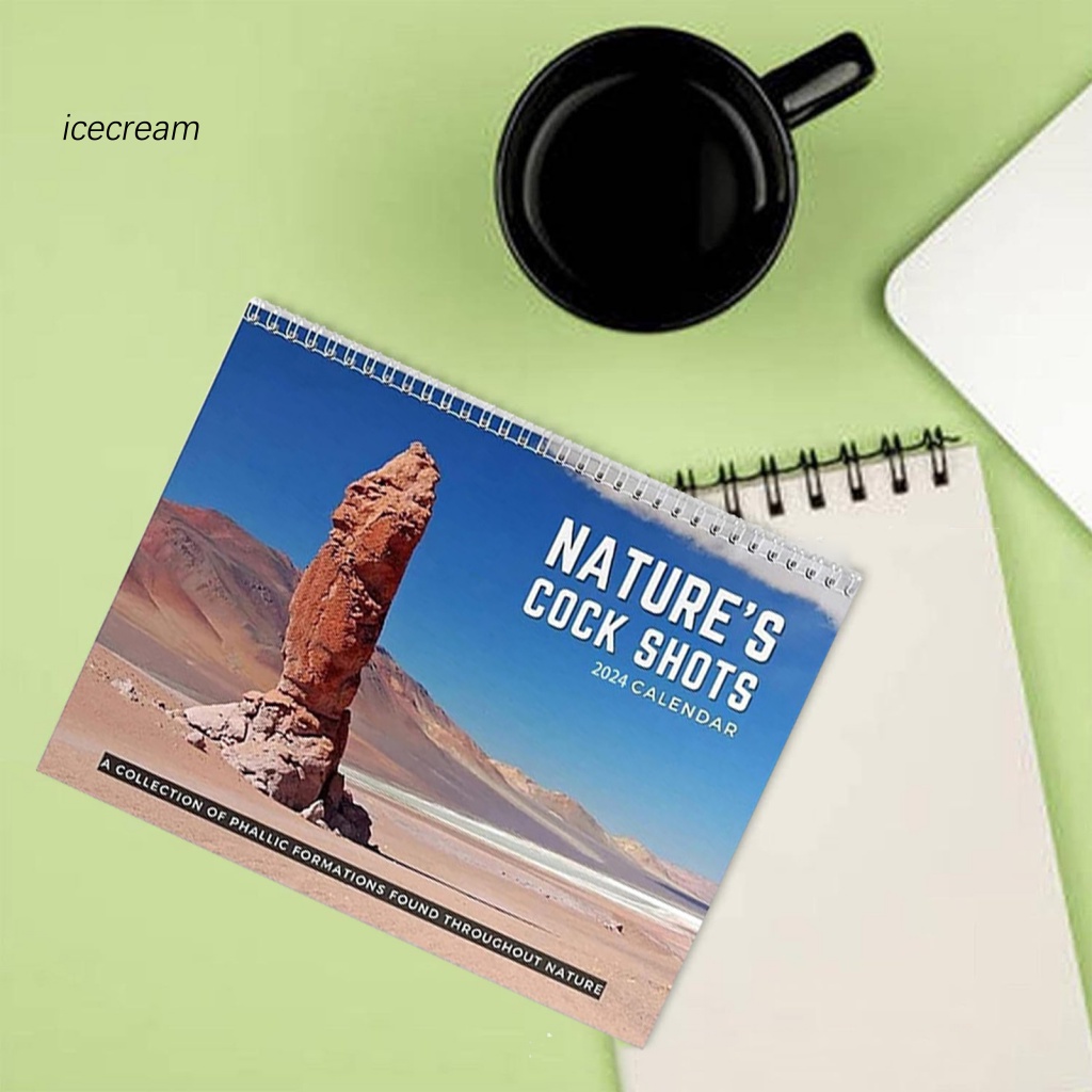 2024 Nature Wall Calendar 2024 Calendar 2024 Funny Natural Scenery Wall