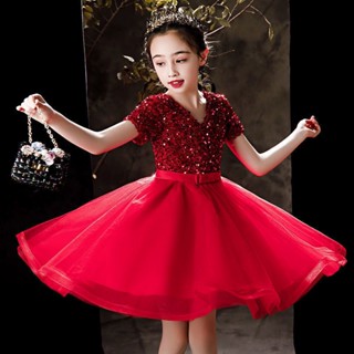 Red and white sale dresses for kids