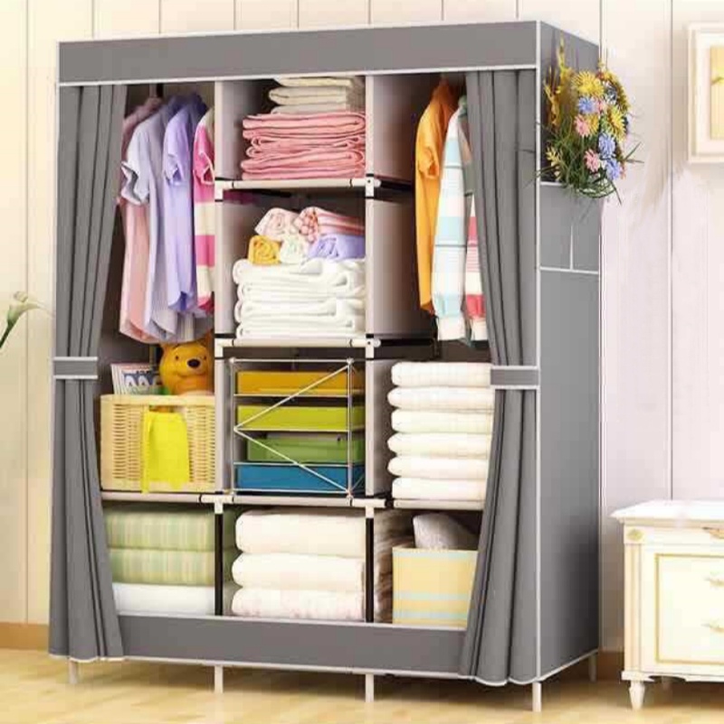 Fabric Wardrobe Closet Cloth Cabinet Collection Multi-functional ...