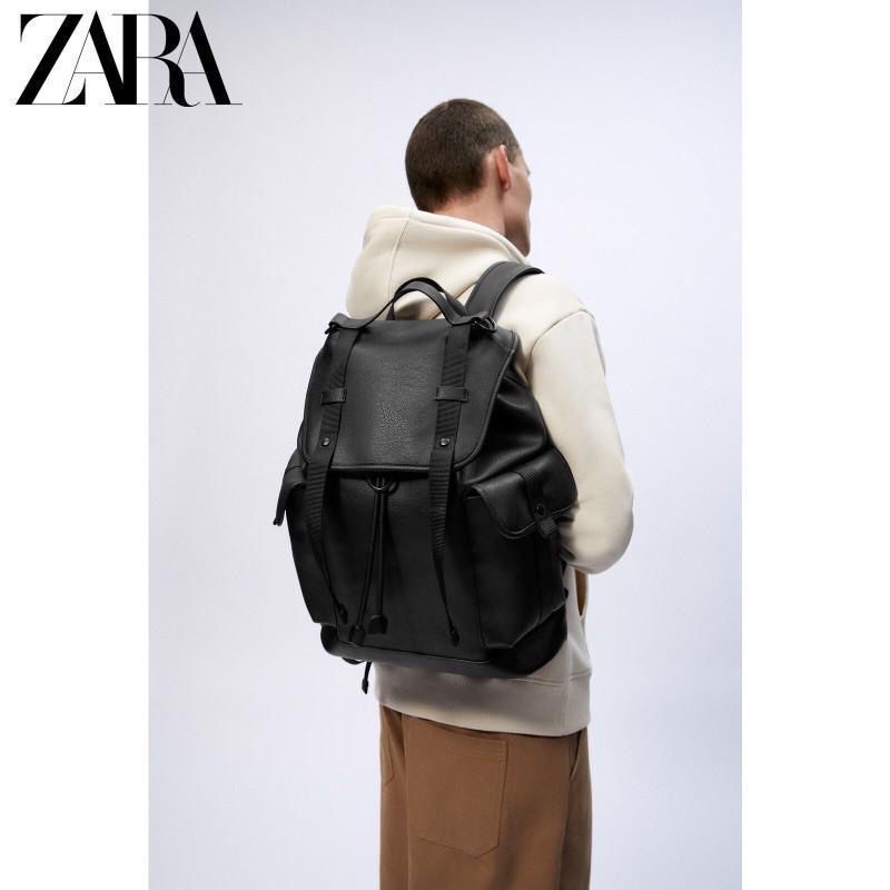 Mens backpack zara sales