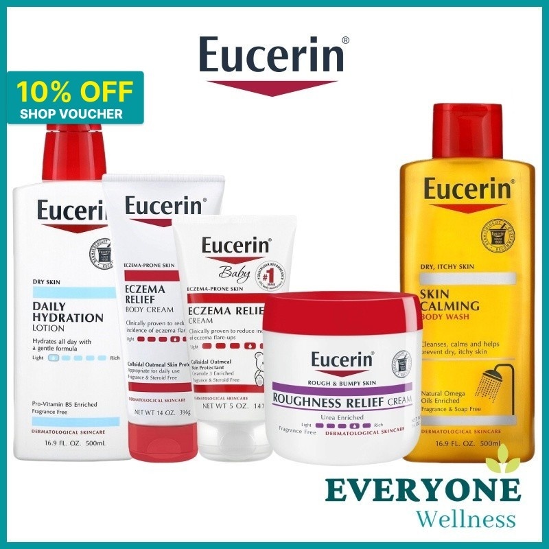 Eucerin (Baby Eczema Relief, Flare-Up, Advanced Repair, Roughness ...