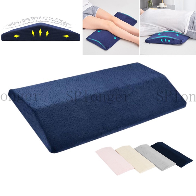 1pc Bed Wedge Pillow For Sleeping Memory Foam Wedge Pillow For After  Surgery Triangle Wedge Pillow For Side Sleeping, Snoring, Removable  Waterproof Co