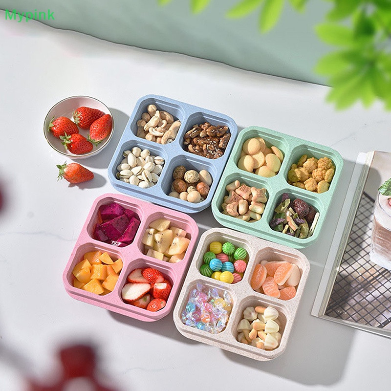 Mypink Compartments Salad Container for Lunch Reusable BPA Free Food ...