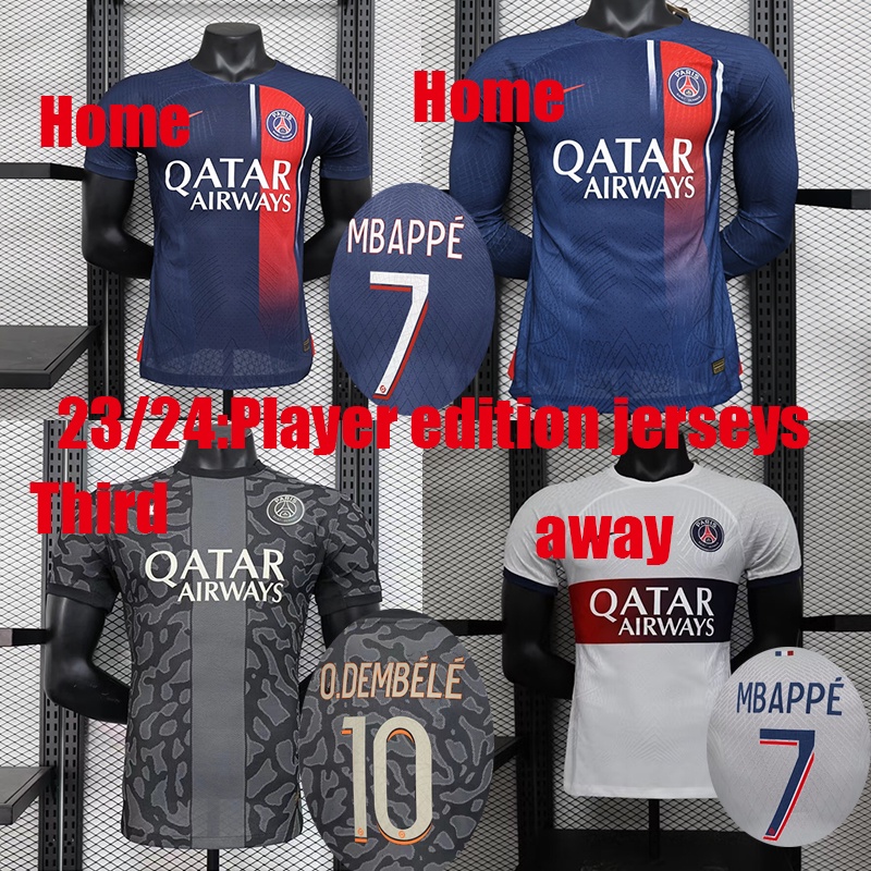 PSG Jersey MBAPPÉ #7 Custom Third Away Soccer Jersey 2022/23