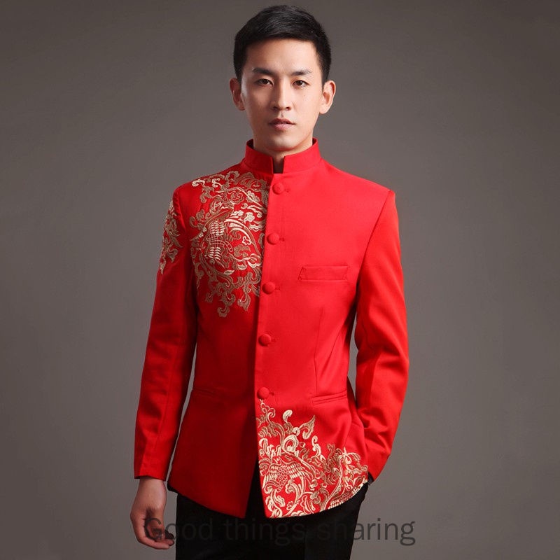 Chinese wedding outfit sales for groom