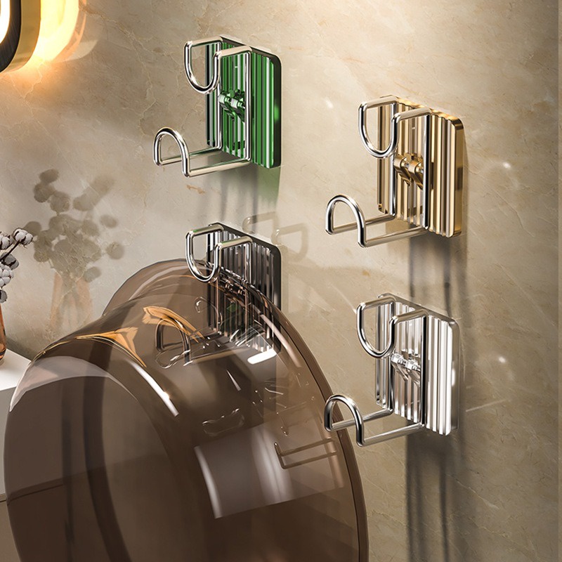 udmall.sg Light Luxury Hook Strong Adhesive No-Drill Bathroom Wall ...