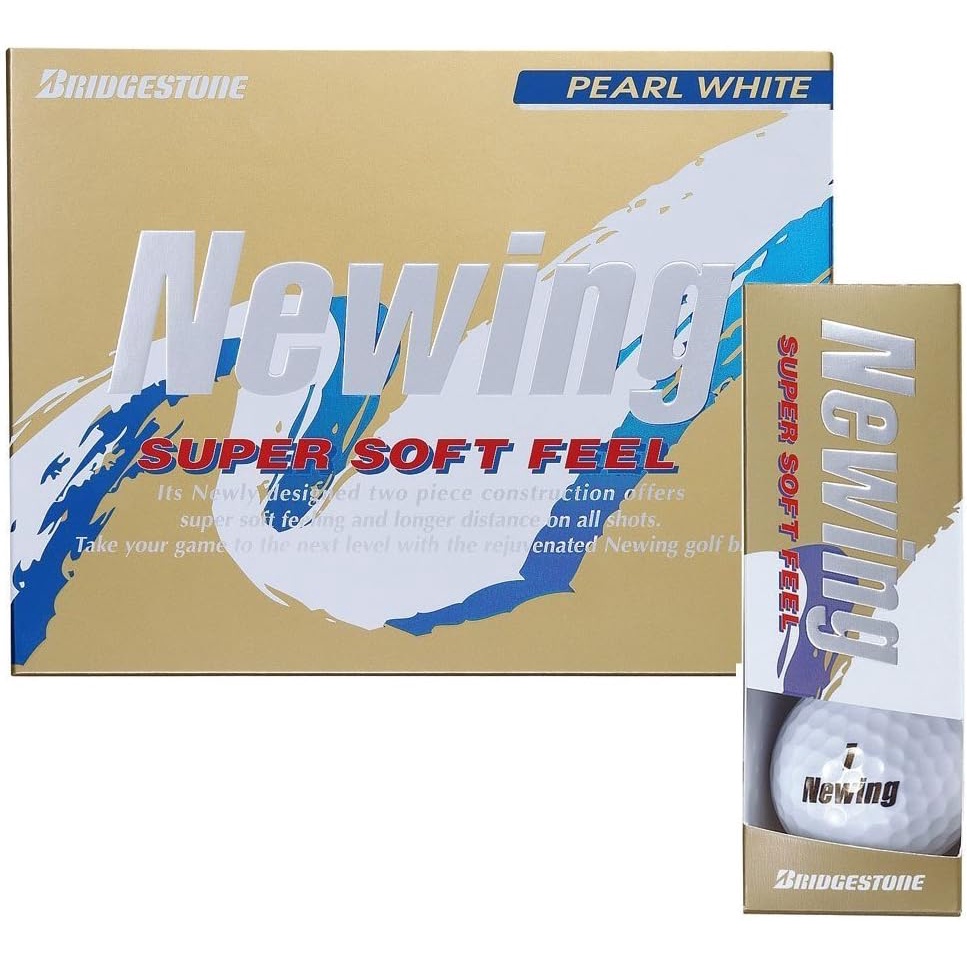 BRIDGESTONE (Bridgestone) Golf Ball Newing Super Soft Feel 1 Darth (12 pieces) NQOX 【Direct from
