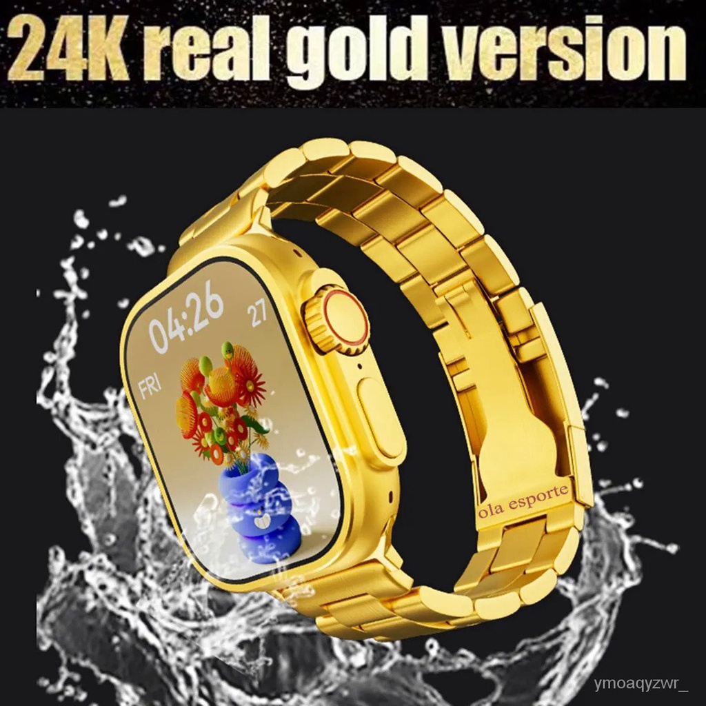 Gold smartwatch on sale