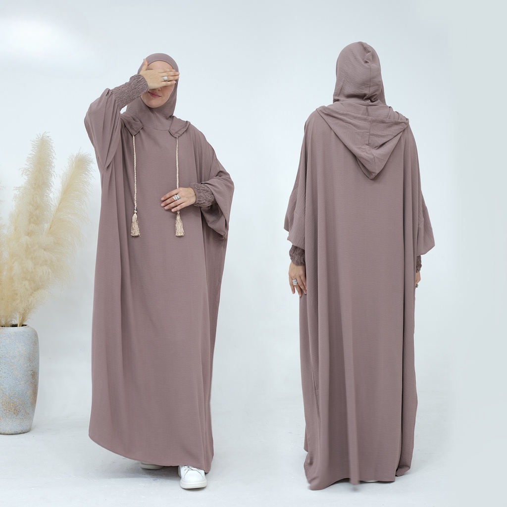 Ramadan Dubai Abaya plain color maxi dress Islam Arab robe Women Wear ...