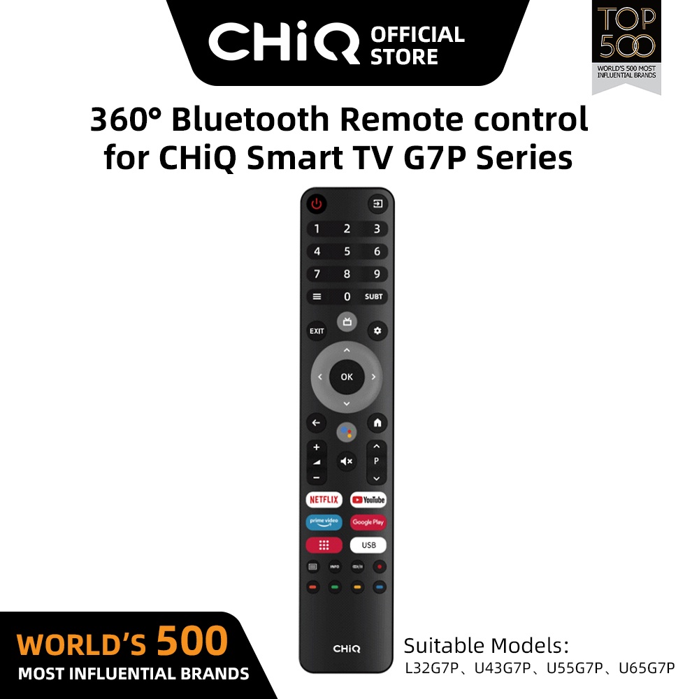 Original CHiQ Voice Remote Control For Smart TV U43H7AN U43H7L U43H7LX  U50H7AN