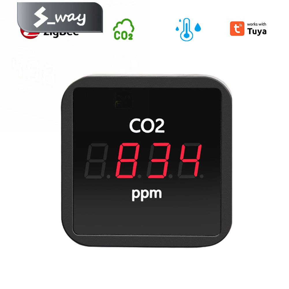 Eco Friendly User Friendly Wireless Co2 Sensor For Smart Living Wireless Zigbee Smart Technology 9383