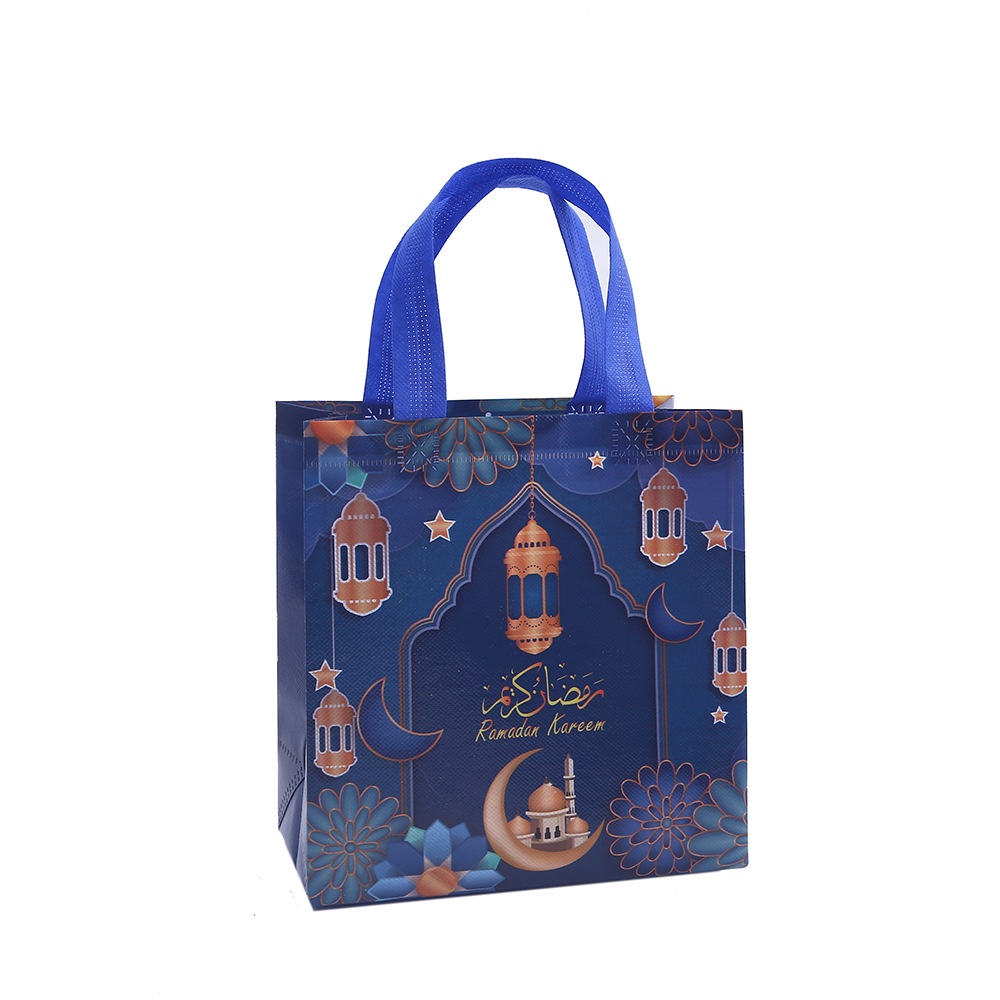Hari Raya Nonwovens Gift Bag Moon Castle Bags Eid Handbag Eid Decor ...
