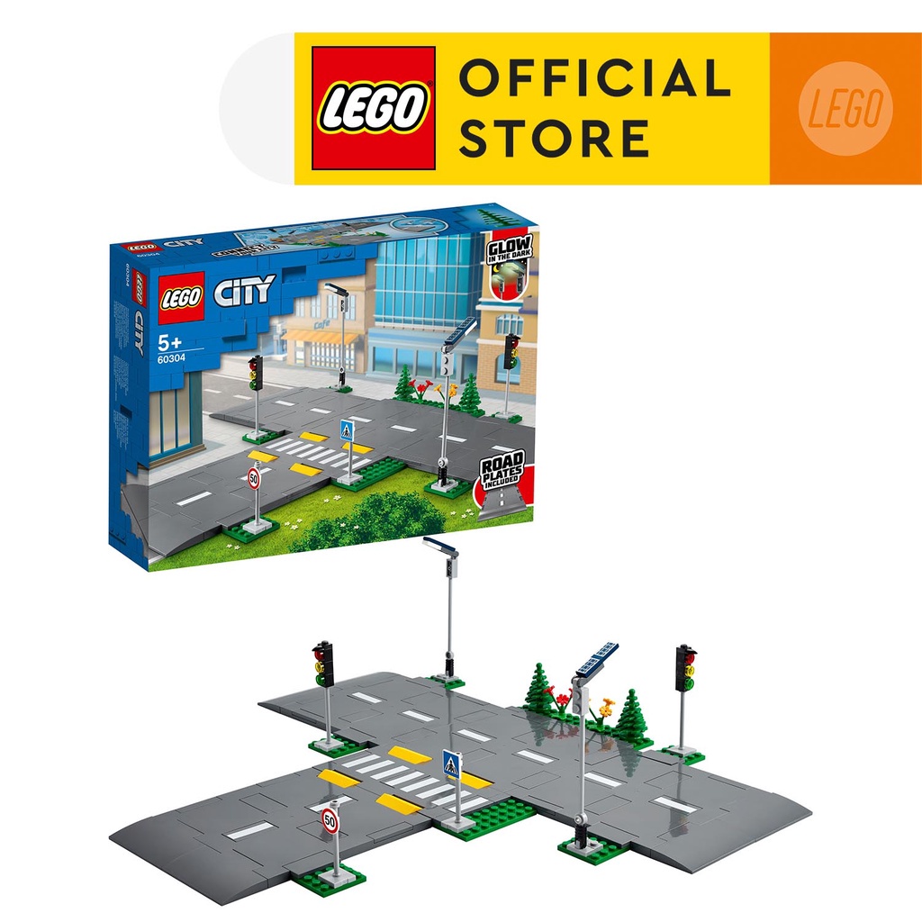 Lego road sales construction set