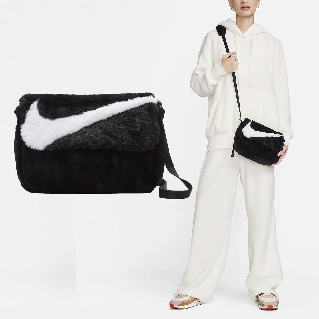 大力好物】NIKE NSW Futura Luxe 女款側背包黑色緞面鏈條質感高級感CW9304-010 - 大力好物商行