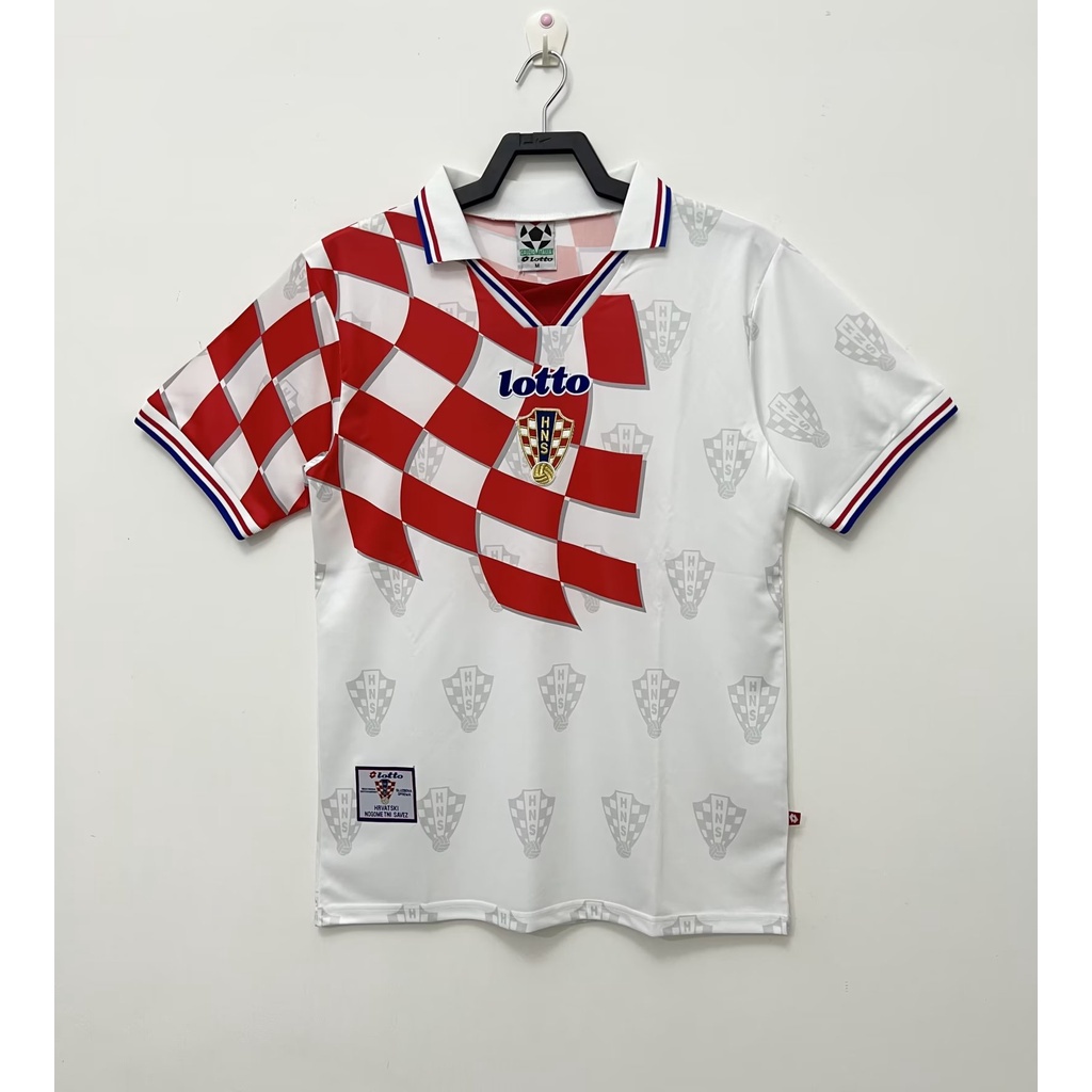 1998 Croatia Home World Cup Retro High Quality Football Jersey Shopee Singapore