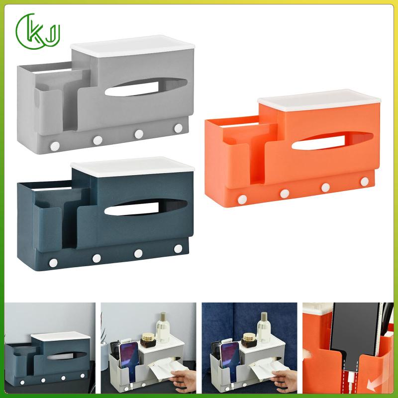 Tissue Box Holder Tissue and Remote Control Holder for