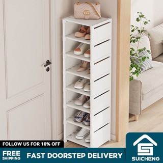 1pc Household Foldable Shoe Rack, Multi-Purpose Free-Standing Shoe Organizer,  Suitable For Dormitory & Student Bedroom