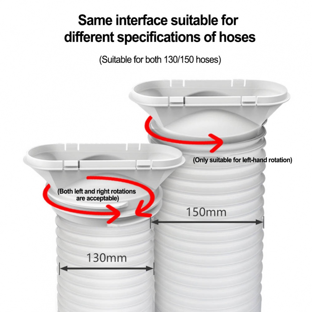 Good LifeEasy Installation Adjustable Exhaust Hose Fittings Portable