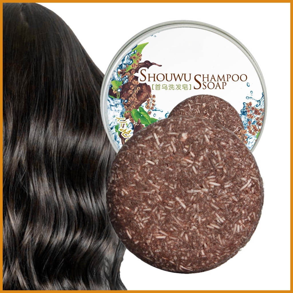 Hair Darkening Shampoo Bar Polygonum Multiflorum Rosemary Natural