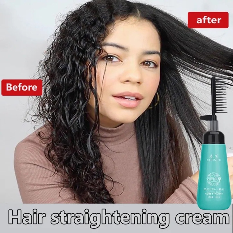 Permanent Hair Straightener Cream 直发膏 Rebonding Straight Hair Relaxing