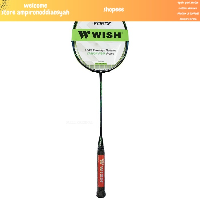 Wish badminton Racket Carbon Force 800 Power REAL original badminton