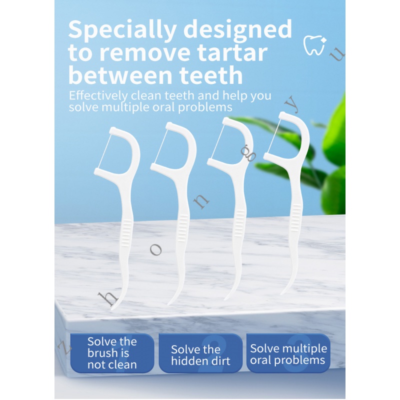 150 Pieces (Super Economical Package) High Tension Dental Floss Stick ...