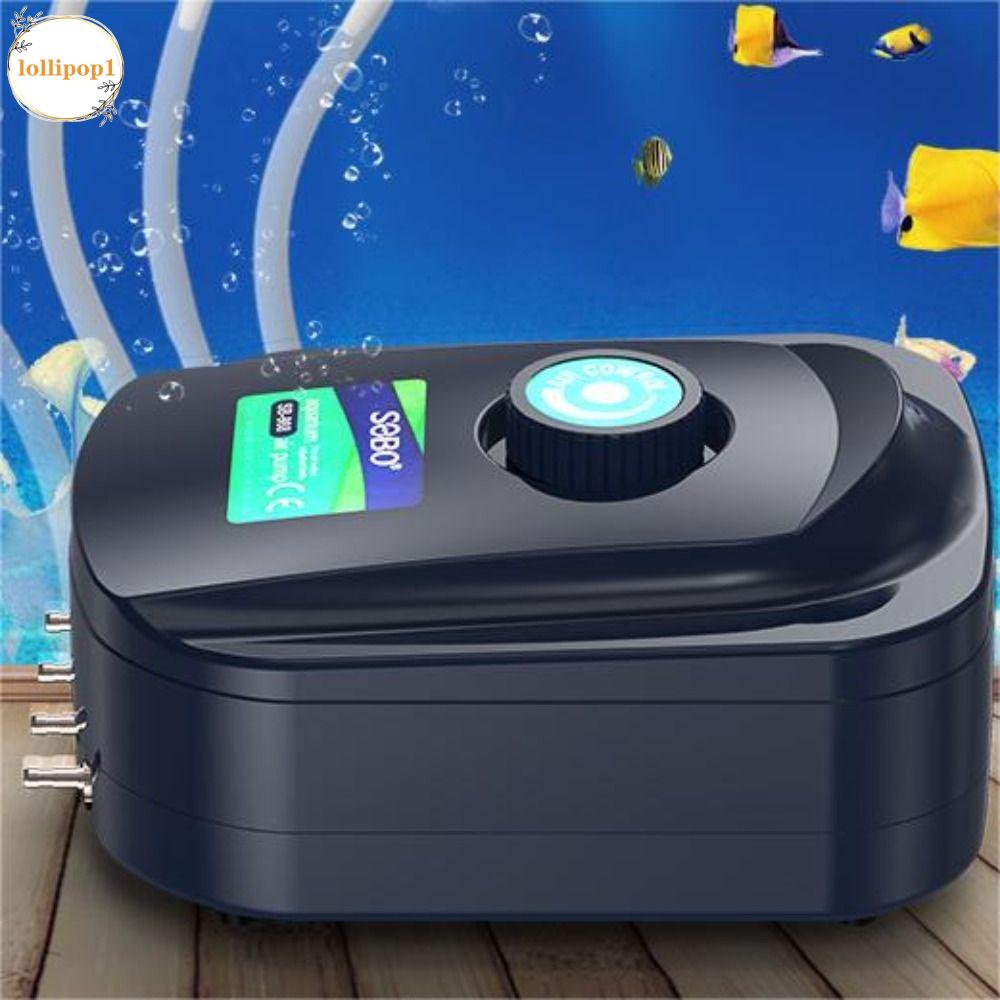 LOLLIPOP1 Fish Tank Oxygen Air Pump, High Power 1/2/4 Ports Aquarium