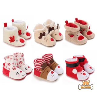 Soft Soled Toddler Cute Cartoon Fleece Boot Newborn Baby Socks