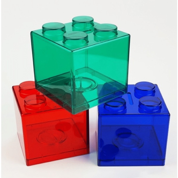 SG Seller Lego Coin Box Piggy Bank Saving Box Stackable Design Large Capacity and Fun Decor Goodie Bag Shopee Singapore
