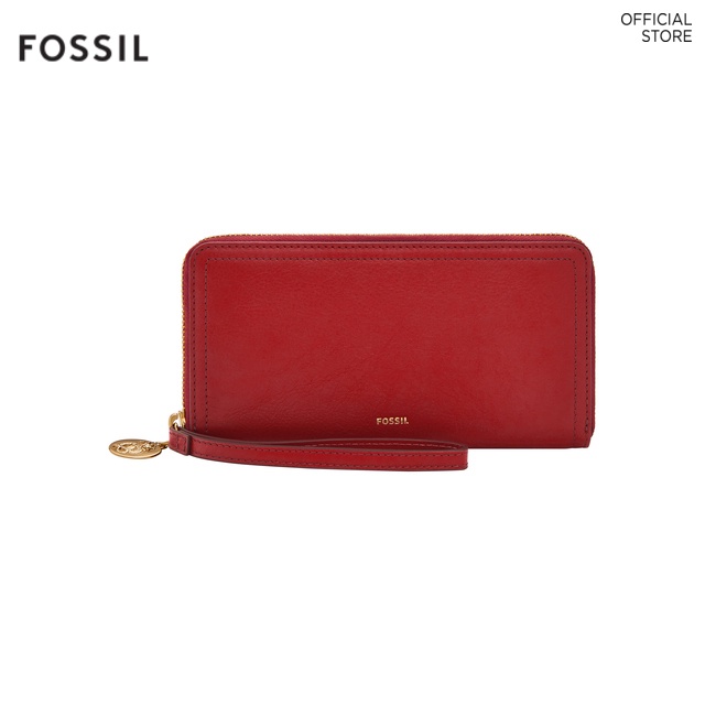 Fossil Women's Logan Wallet ( SL10018615 ) Red Leather Shopee Singapore