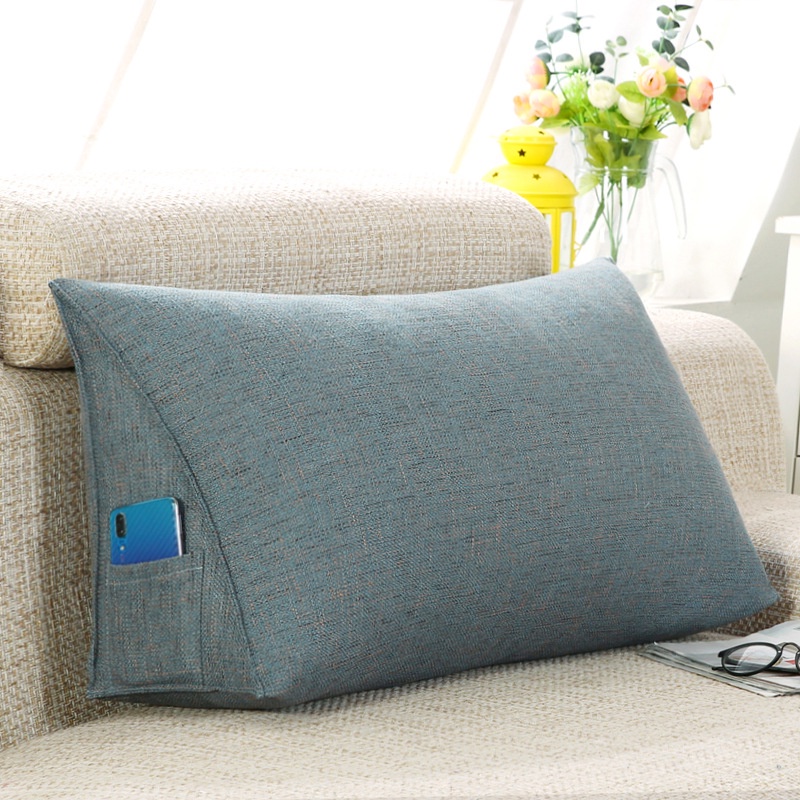 Living Room Sofa Backrest Cushion Triangle Cushion Waist Pillow Sofa