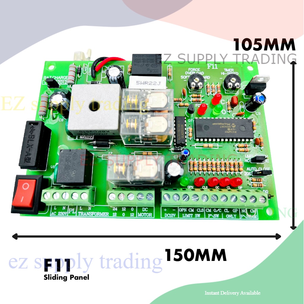 F11 Autogate DC Sliding Control Board PCB Panel Automatic Gate Auto ...